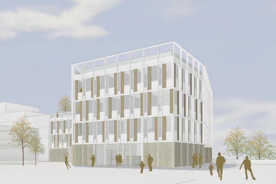 3. Preis Architektenwettbewerb Gesundheitszentrum am Kurti